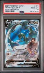 Rayquaza V - 194/203 - Full Art Ultra Rare - PSA 10
